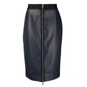 Black Zippered Pencil skirt DKNY size M